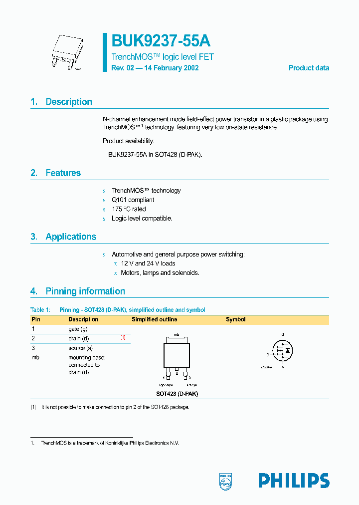 BUK9237-55A_337988.PDF Datasheet