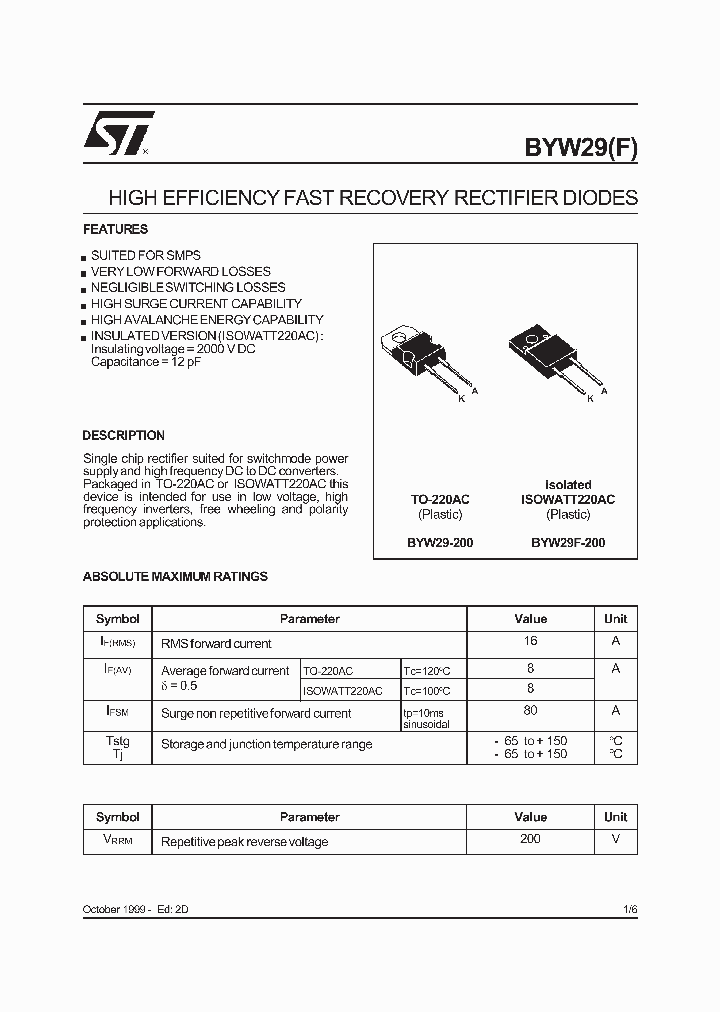 BYW29F200_53425.PDF Datasheet