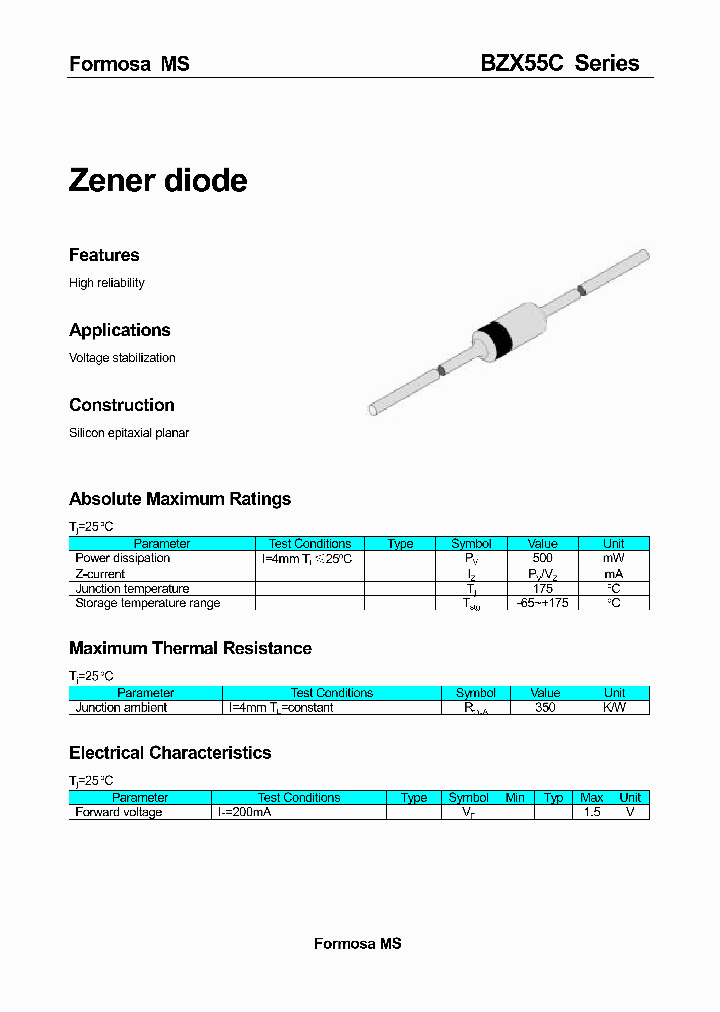BZX55C_378301.PDF Datasheet