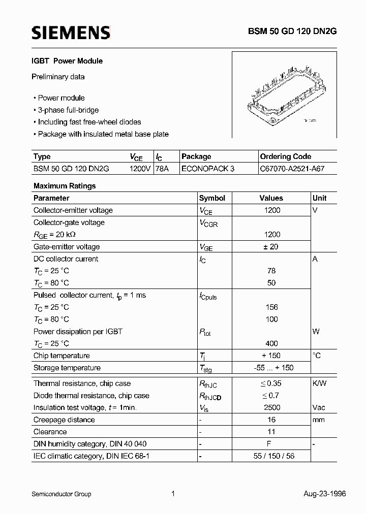 BSM50GD120DN2G_307076.PDF Datasheet