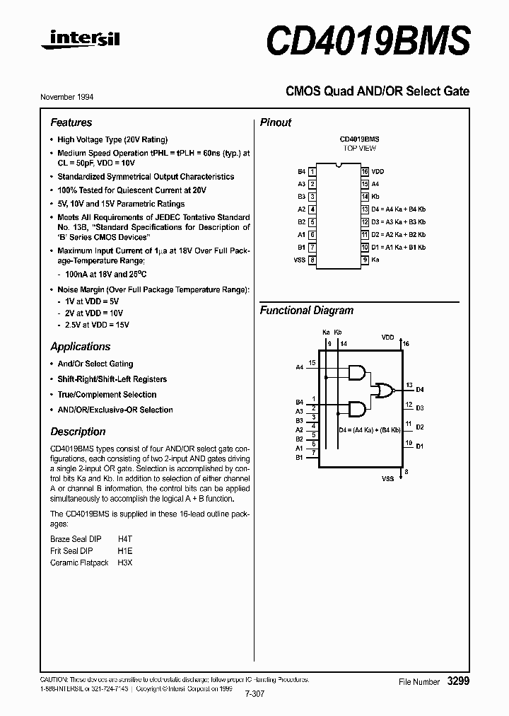 CD4019BMS_95063.PDF Datasheet