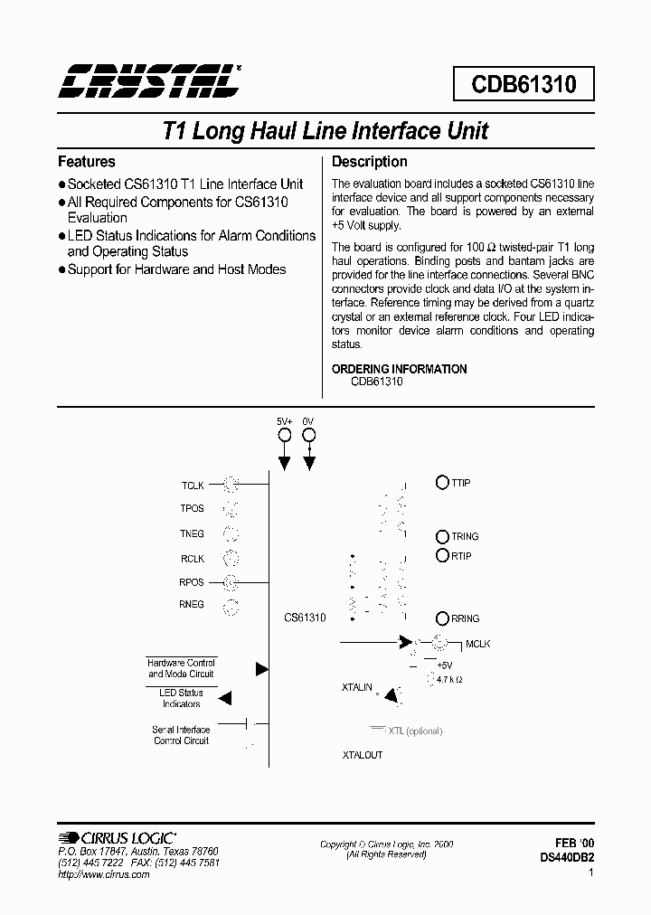 CDB61310_349965.PDF Datasheet