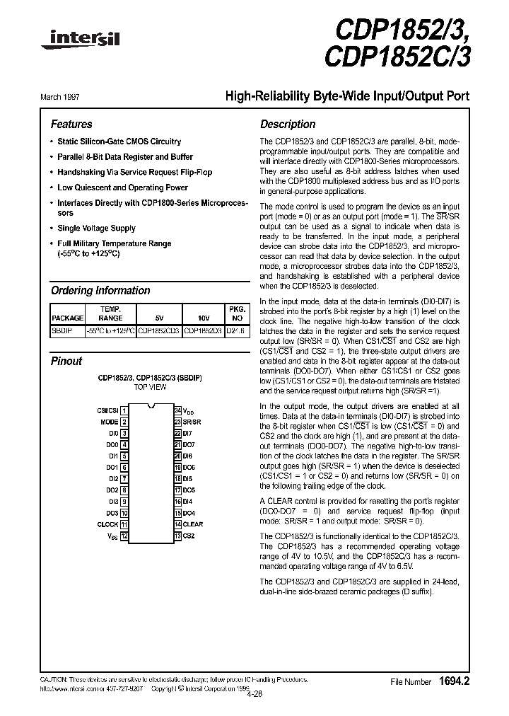 CDP1852C3_340680.PDF Datasheet