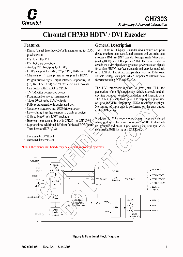 CH7303_338208.PDF Datasheet