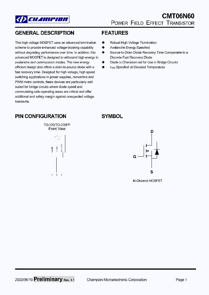 CMT06N60_348632.PDF Datasheet