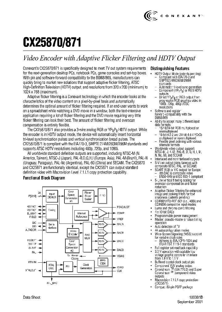 CX25870_371230.PDF Datasheet
