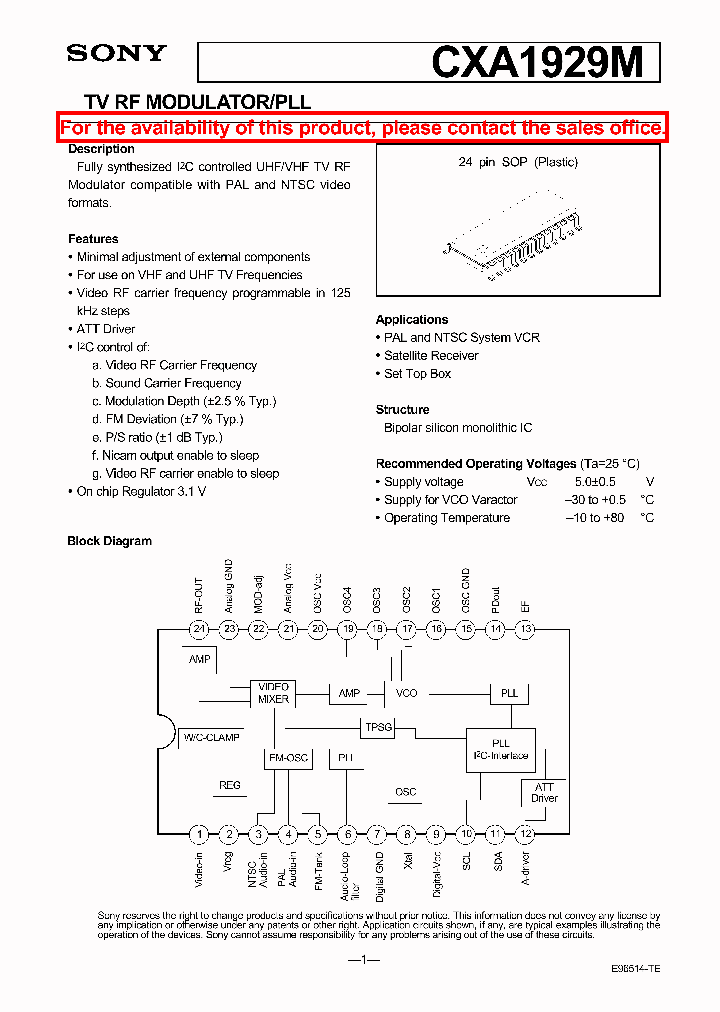CXA1929M_355548.PDF Datasheet