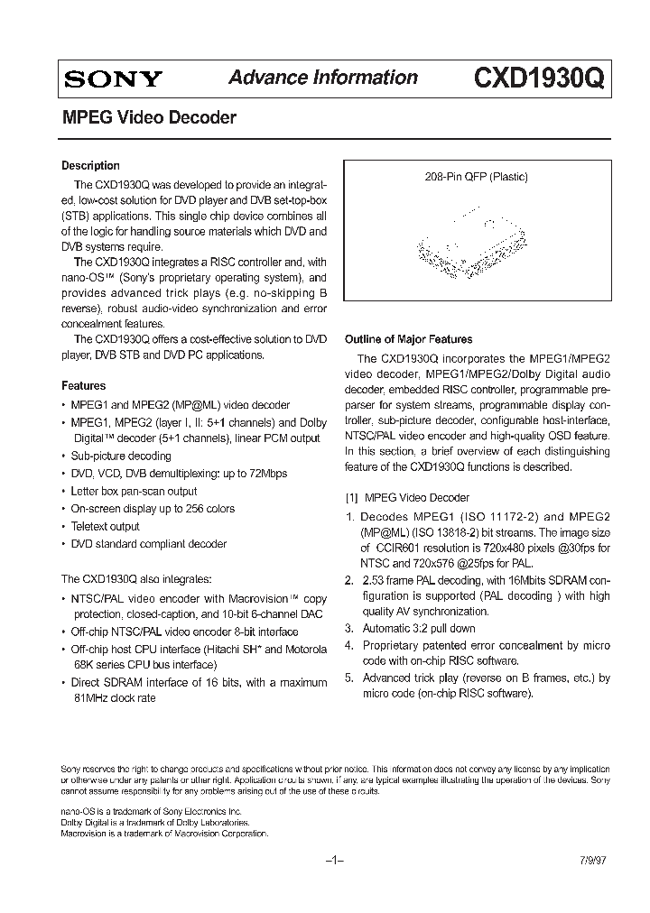 CXD1930Q_340723.PDF Datasheet