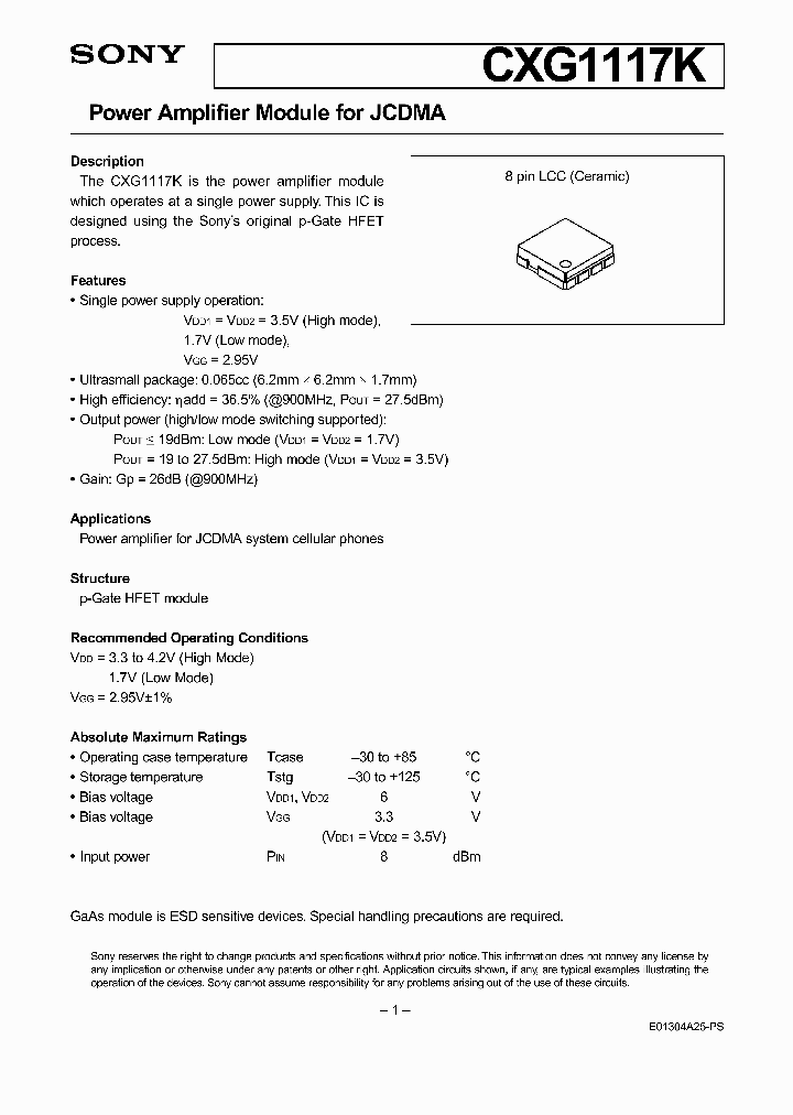 CXG1117K_364052.PDF Datasheet