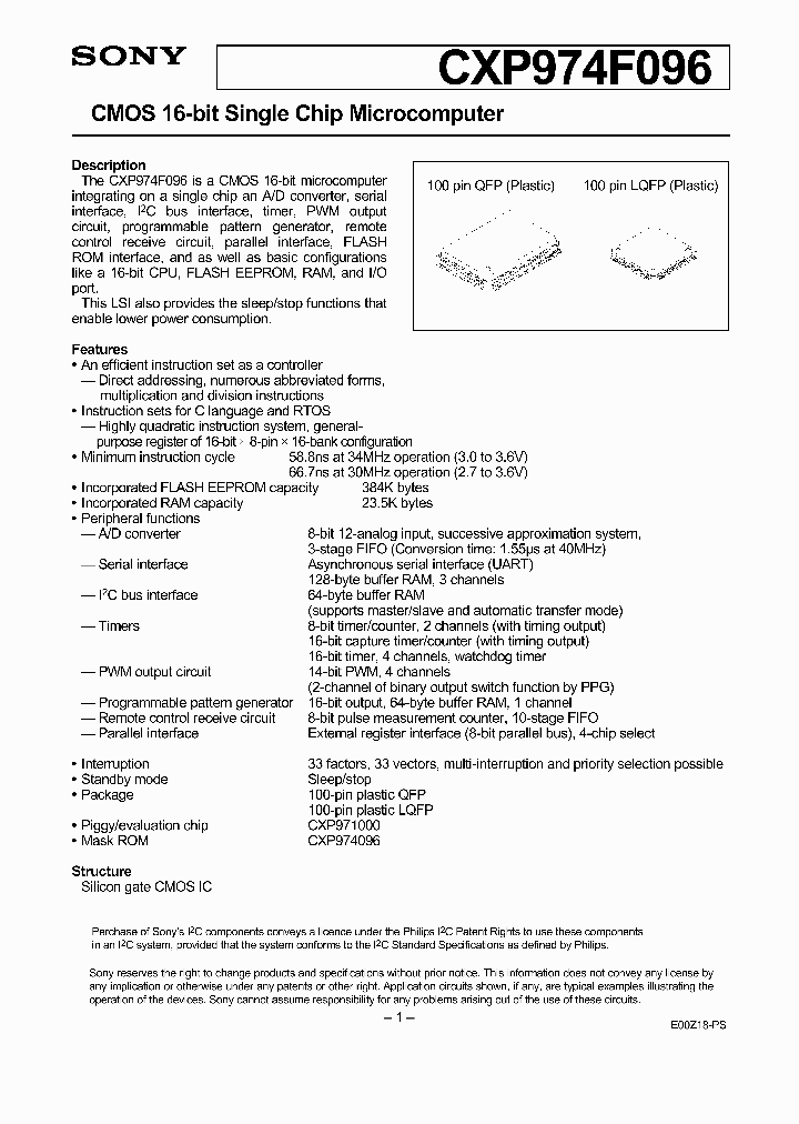 CXP974F096_329189.PDF Datasheet