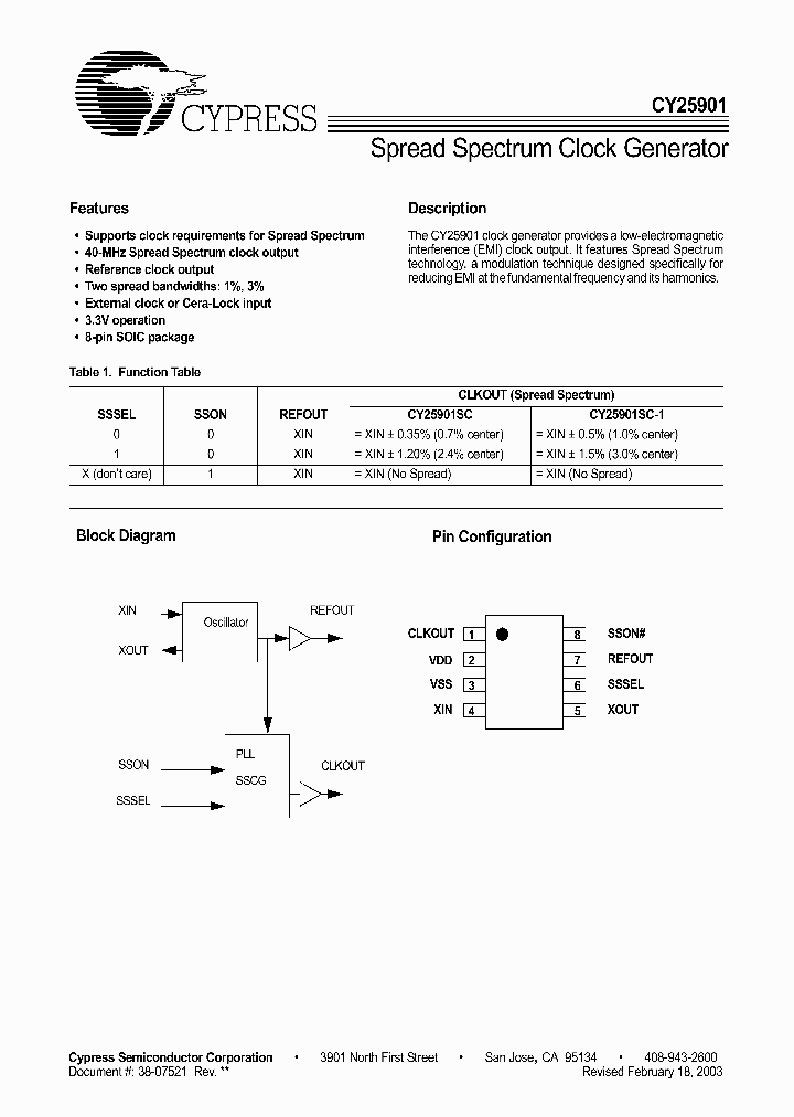 CY25901_329876.PDF Datasheet