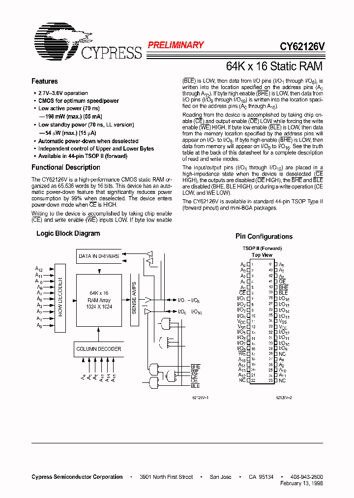 CY62126V_337924.PDF Datasheet