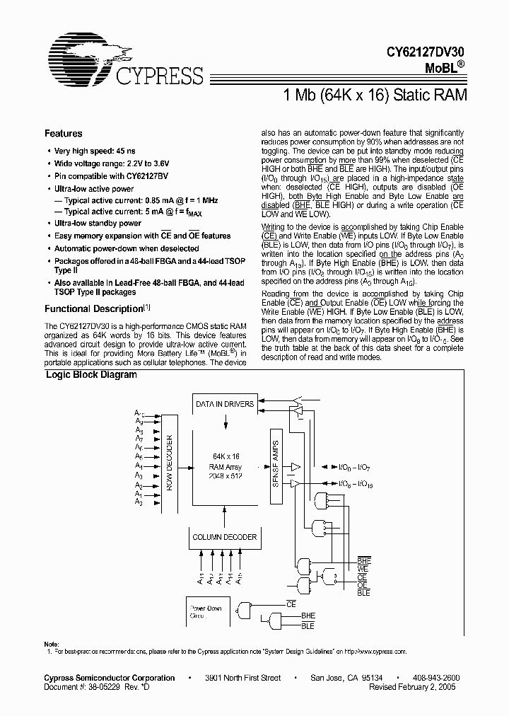 CY62127DV30_312929.PDF Datasheet