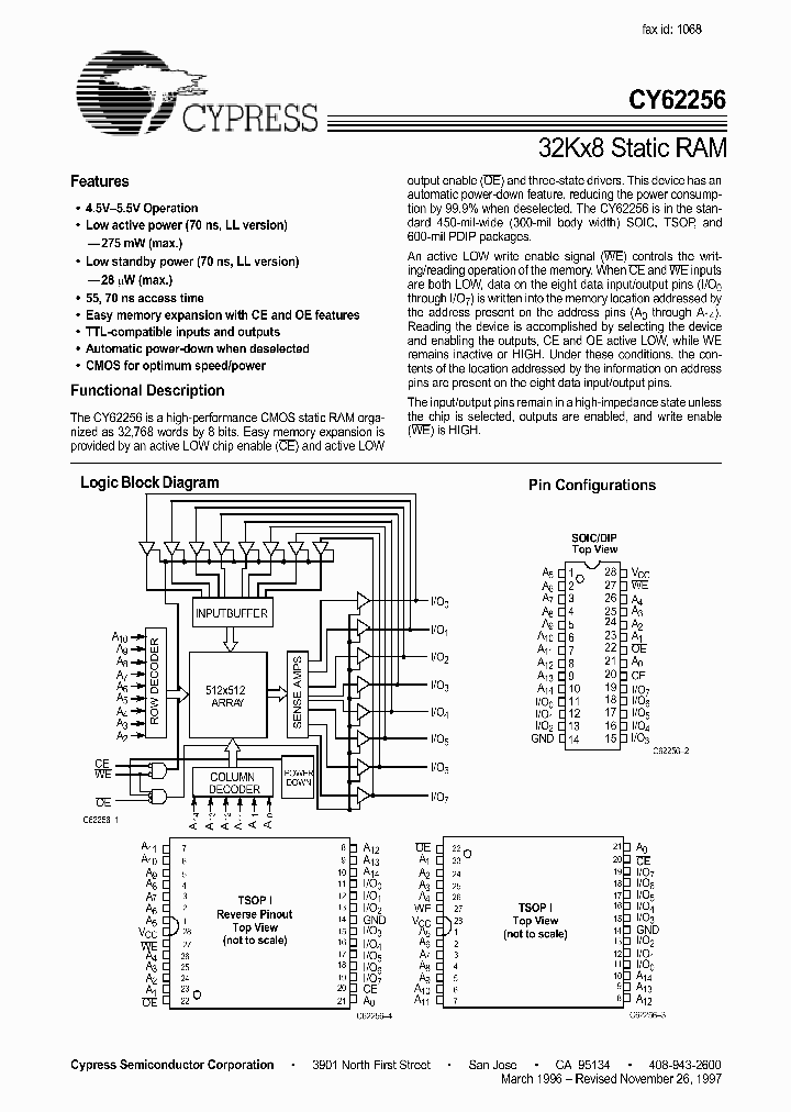 CY62256_320472.PDF Datasheet