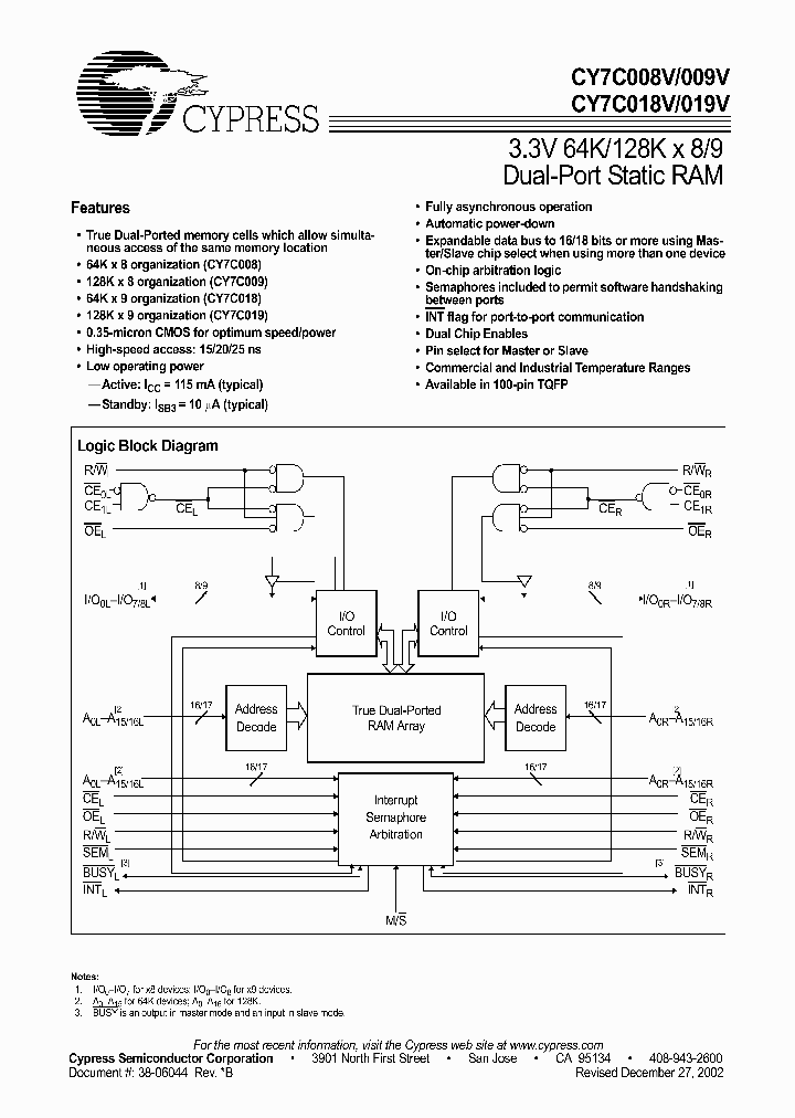 CY7C008V-2_307882.PDF Datasheet