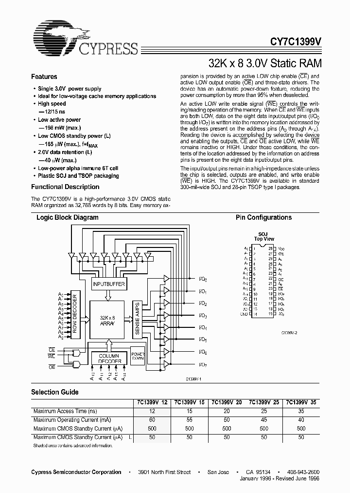 CY7C1399V_181185.PDF Datasheet