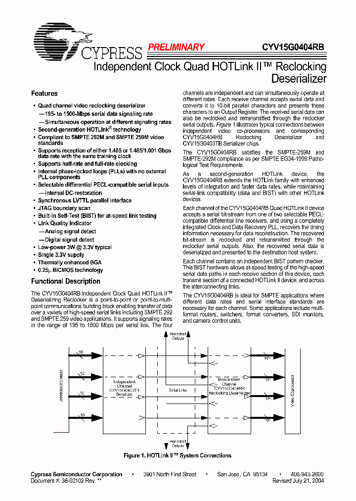 CYV15G0404RB_377995.PDF Datasheet