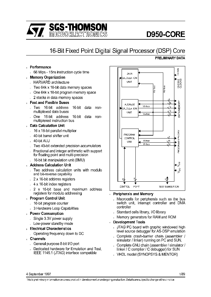D950-CORE_327835.PDF Datasheet