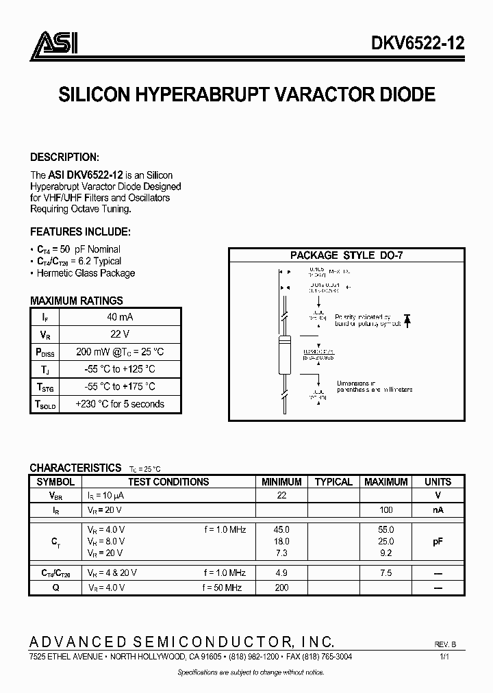 DKV6522-12_364922.PDF Datasheet