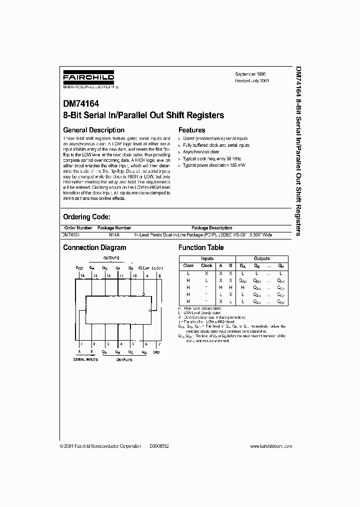 DM74164_314469.PDF Datasheet