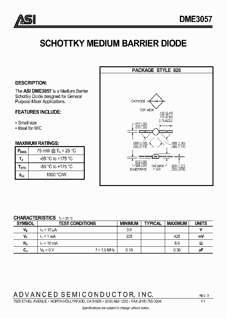 DME3057_305790.PDF Datasheet