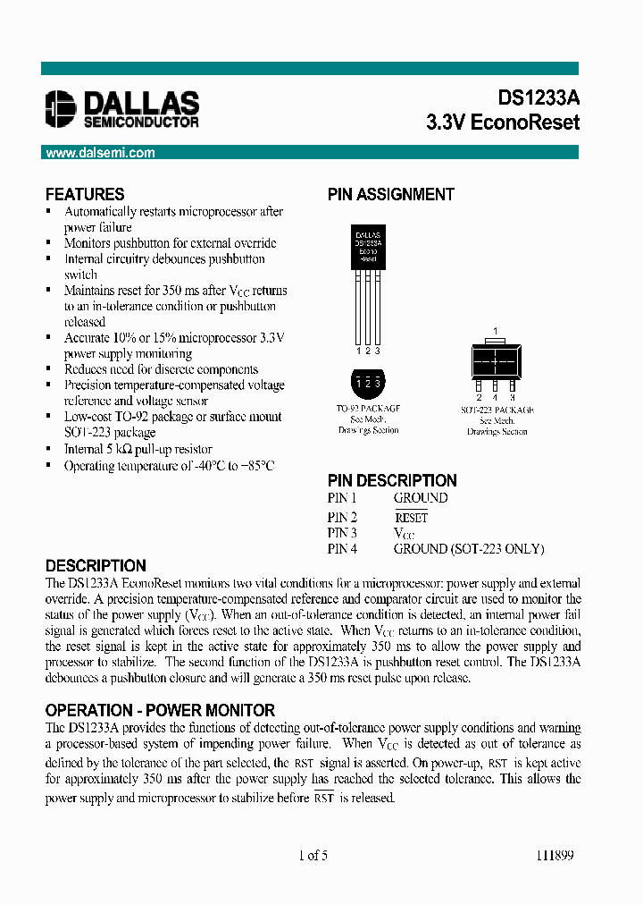 DS1233A_324096.PDF Datasheet