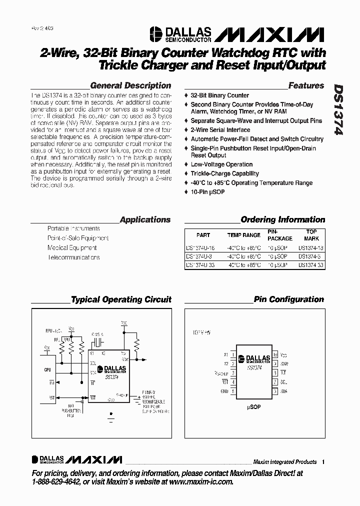 DS1374_351851.PDF Datasheet