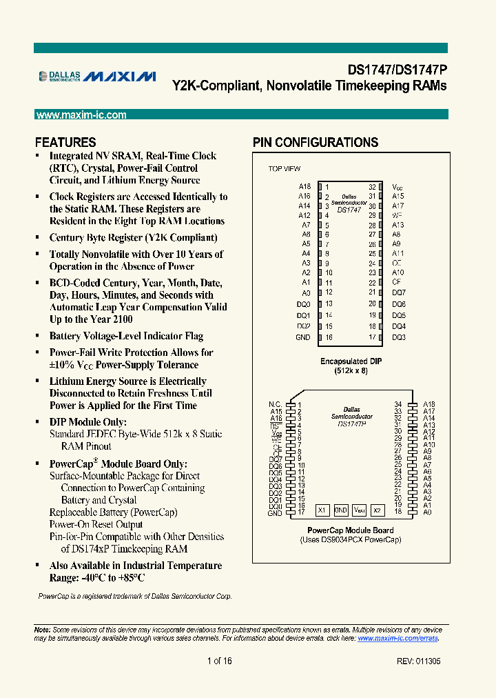 DS1747_326441.PDF Datasheet