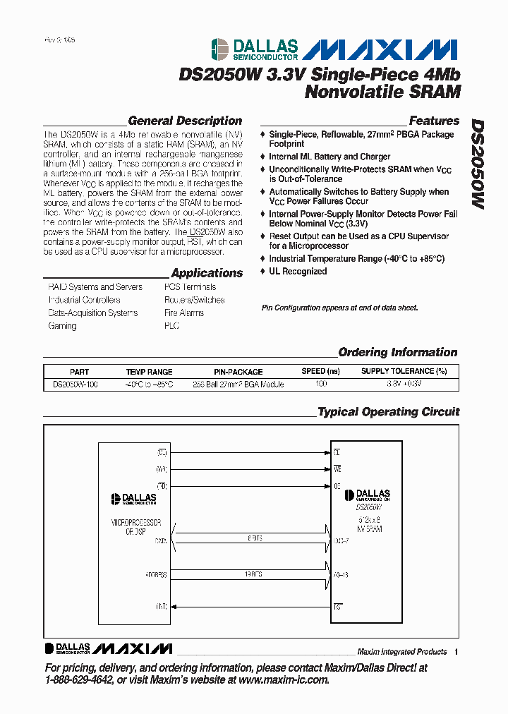 DS2050W_336585.PDF Datasheet