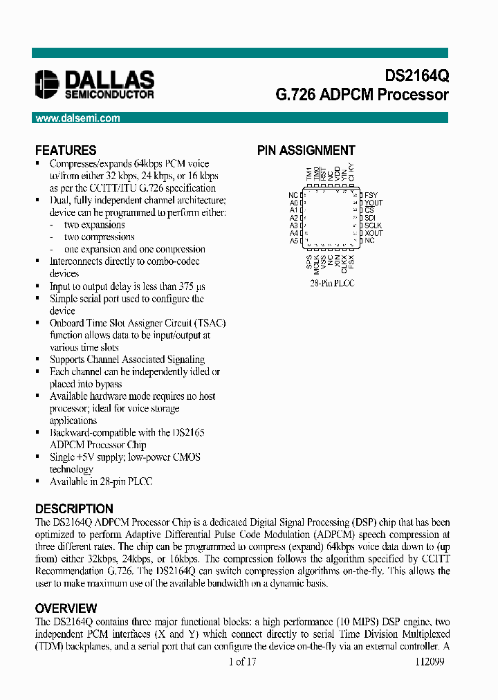 DS2164Q_353869.PDF Datasheet