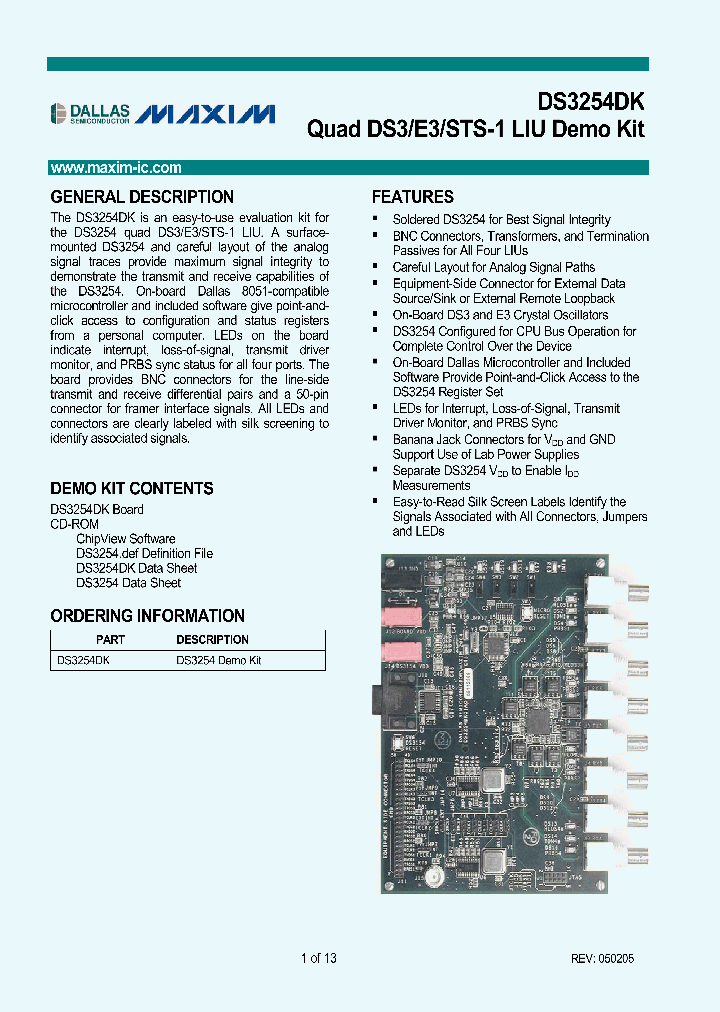 DS3254DK_333650.PDF Datasheet