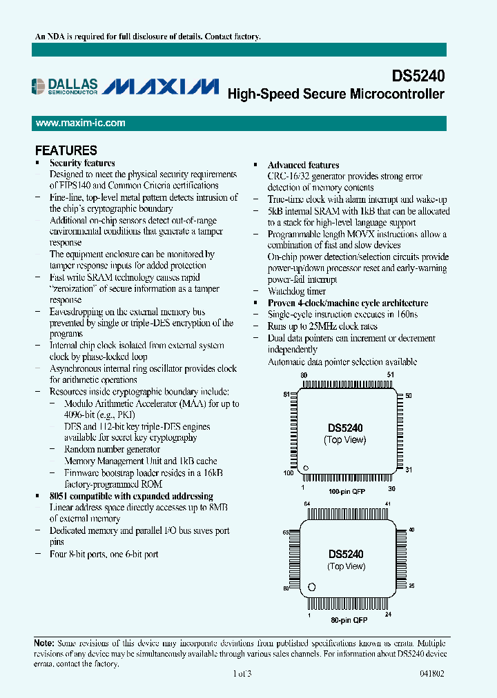 DS5240_354272.PDF Datasheet