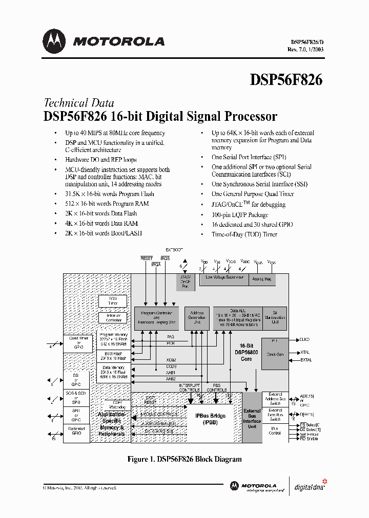 DSP56F826_320994.PDF Datasheet