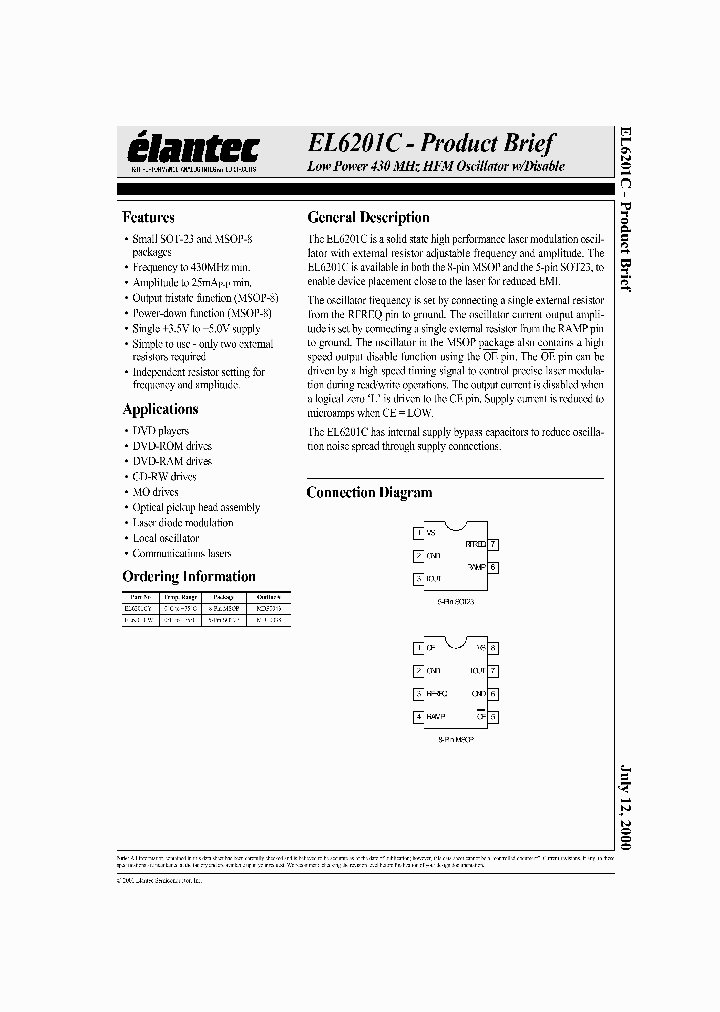 EL6201C_341201.PDF Datasheet