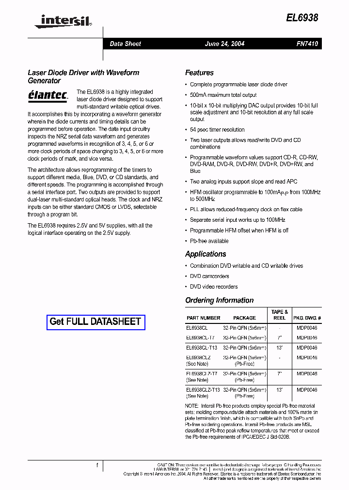 EL6938_337631.PDF Datasheet