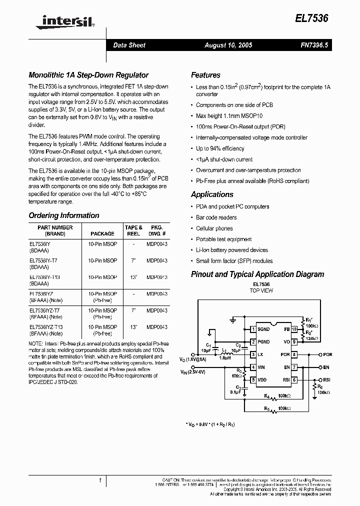 EL7536_330152.PDF Datasheet