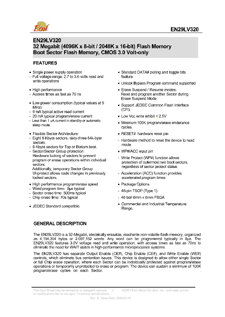EN29LV320_314869.PDF Datasheet
