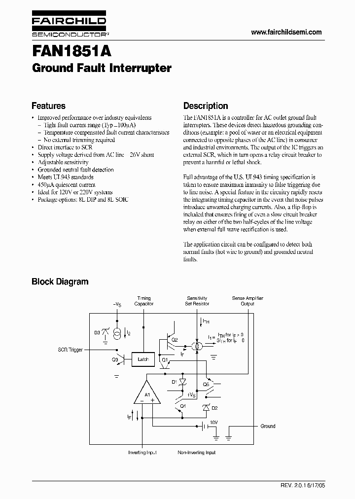 FAN1851A_354661.PDF Datasheet