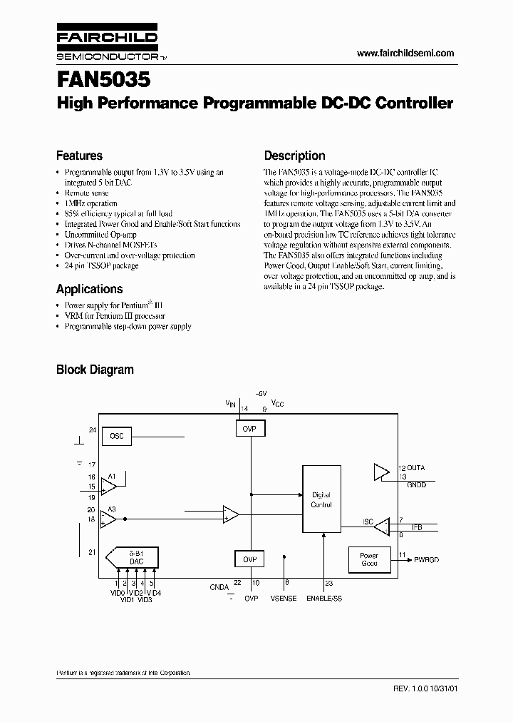 FAN5035_196872.PDF Datasheet