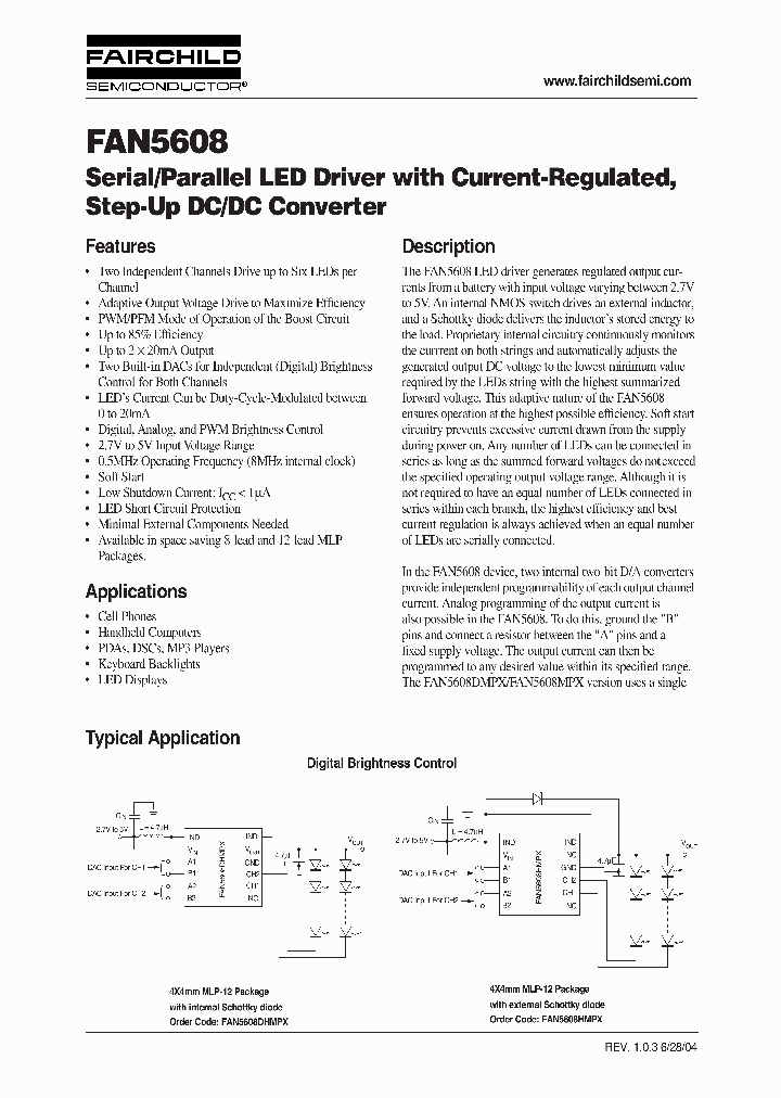 FAN5608_323881.PDF Datasheet