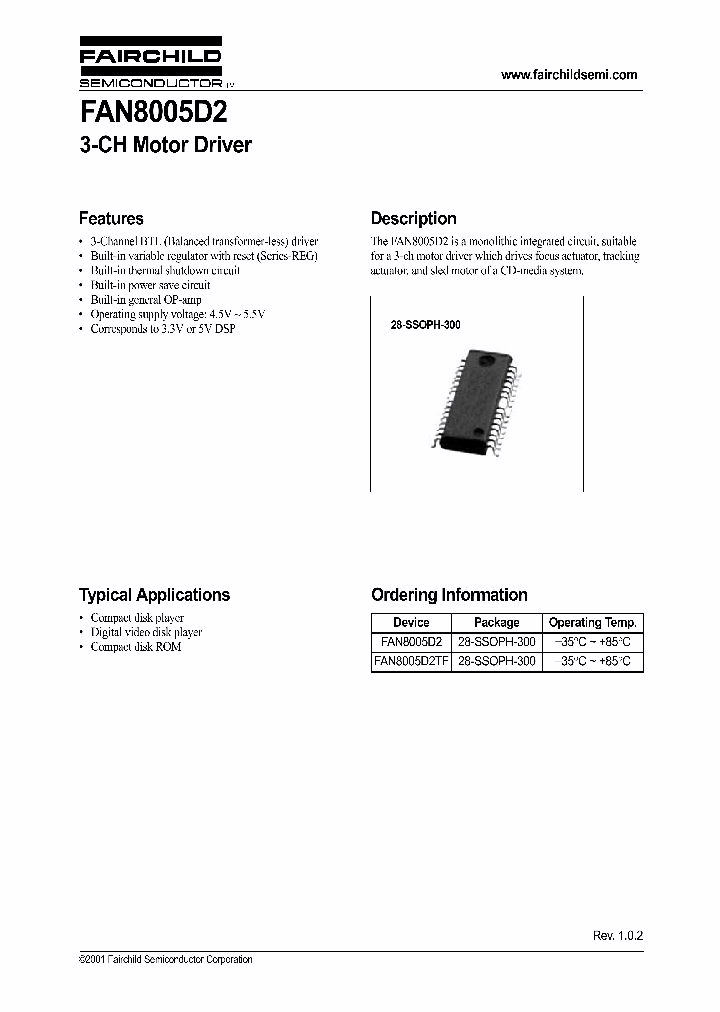 FAN8005D2_310990.PDF Datasheet