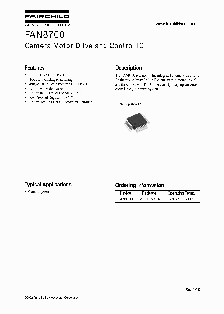 FAN8700_305912.PDF Datasheet