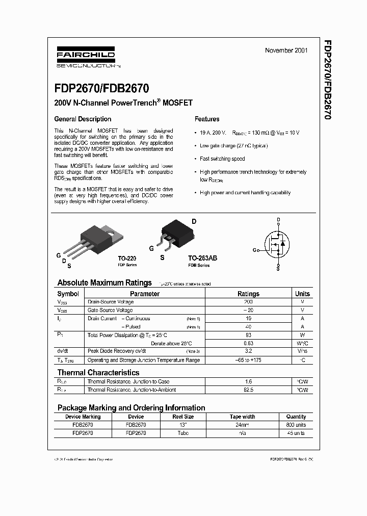 FDB2670_311743.PDF Datasheet