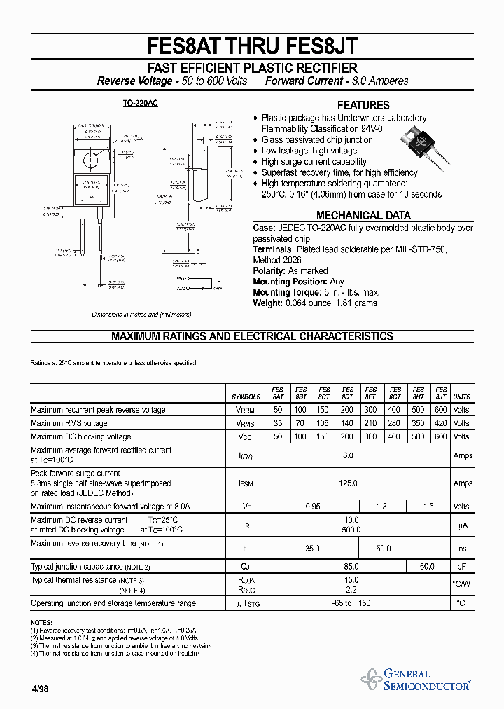 FES8AT_359616.PDF Datasheet
