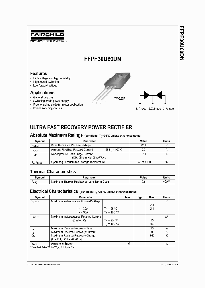 FFPF30U60DN_333712.PDF Datasheet