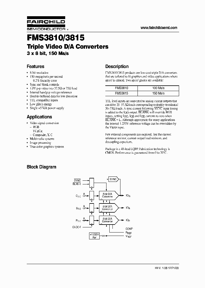 FMS3810_335451.PDF Datasheet