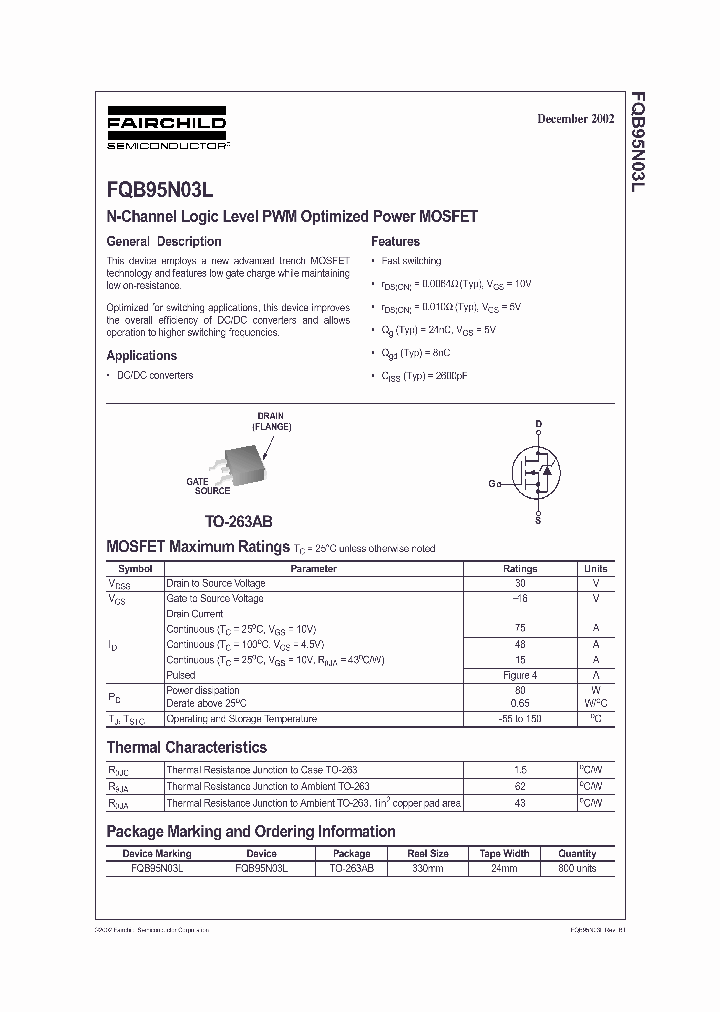 FQB95N03L_368801.PDF Datasheet