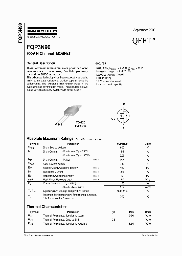 FQP3N90_367523.PDF Datasheet