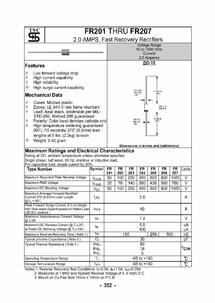FR201_198417.PDF Datasheet