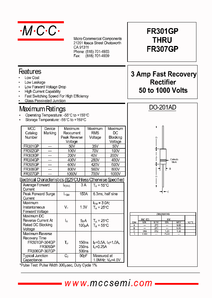 FR304GP_161114.PDF Datasheet